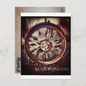 wiel briefkaart (Voorkant / Achterkant)