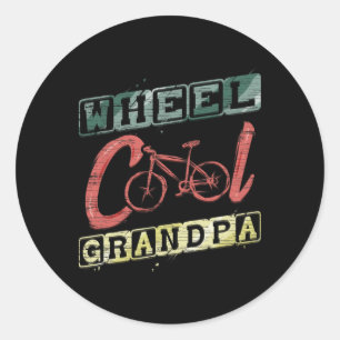 Wiel Cool Opa Cadeau Voor Wielrenner Fietstocht Fi Ronde Sticker