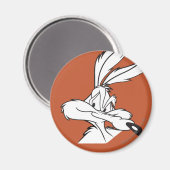 Wiel E. Coyote look sneaky Magneet (Voorkant / Achterkant)