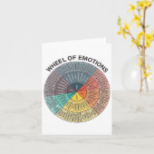 Wiel Emotie Grafiek Geestelijke Gezondheid Therapi Kaart (Gele Bloem)