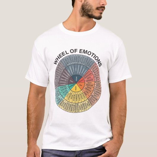 Wiel Emotie Grafiek Geestelijke Gezondheid Therapi T-shirt (Voorkant)