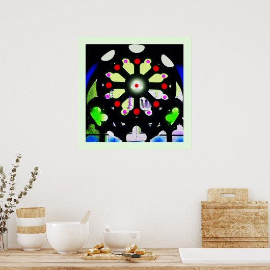 Wiel fortuin poster (Keuken)