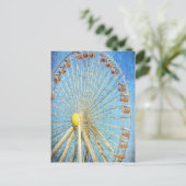 Wiel in het Briefkaart Sky (Staand voorkant)