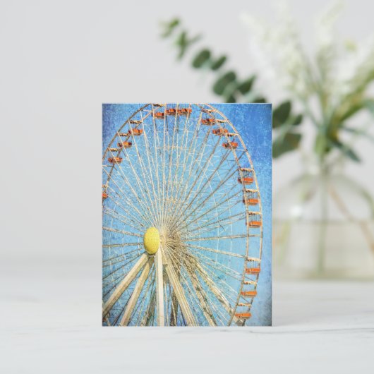 Wiel in het Briefkaart Sky (Staand voorkant)
