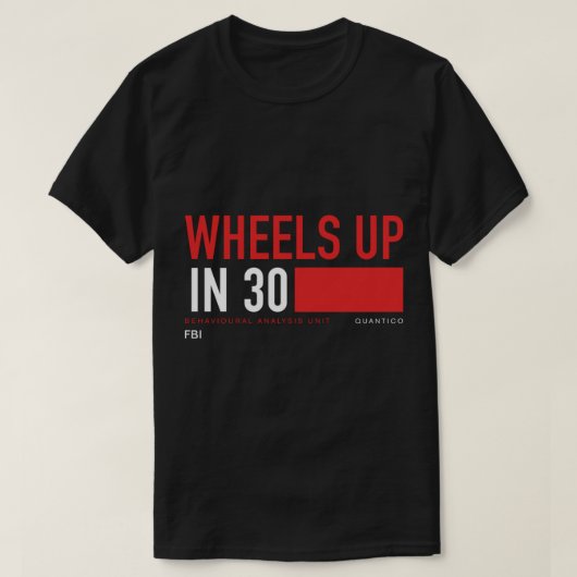 Wiel omhoog in 30 - strafmijnen t-shirt (Design voorkant)