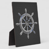 Wiel op koolstofvezelstijl fotoplaat (Zijkant)