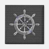 Wiel op koolstofvezelstijl magneet (Voorkant)