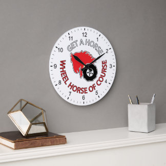 Wiel Paard Klok Tuin Trekker Vintage Stijl