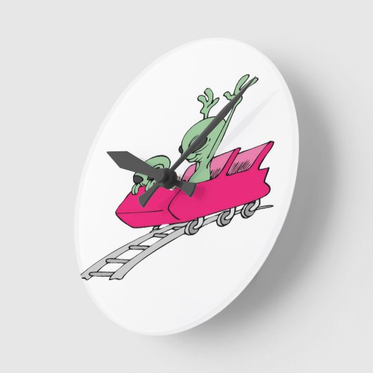 Wiel - Ronde wandklok (Hoek)