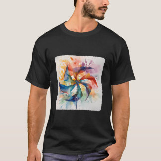 Wiel Sning Wind Kleurrijke Roterende Bladen T-shirt