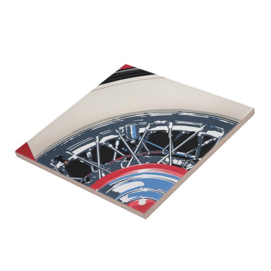 Wiel Tegeltje (Zijkant)