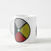 Wiel van bede geneeskunde koffiemok (Voorkant links)