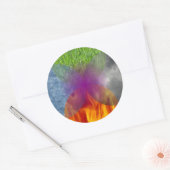 Wiel van Being - Vergroot Ronde Sticker (Envelop)