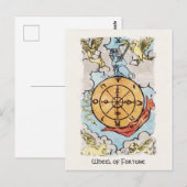 Wiel van de forensische Kaart Arcana Tarot (Voorkant / Achterkant)