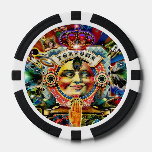 Wiel van de Fortune Poker Chips (Voorkant)