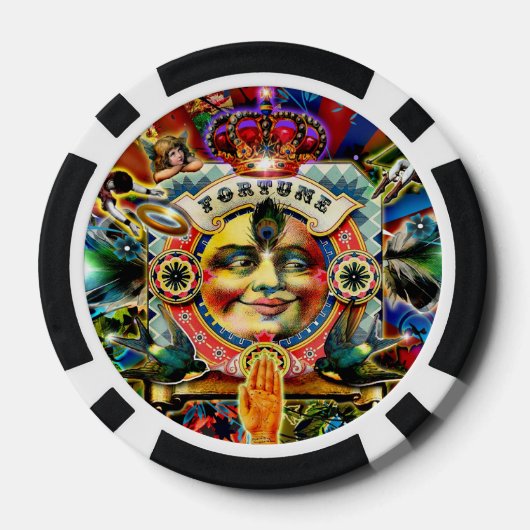 Wiel van de Fortune Poker Chips (Achterkant)