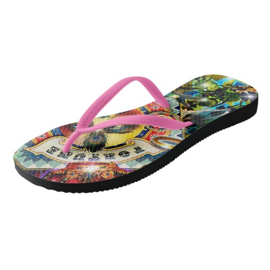 Wiel van de Fortune Teenslippers (Schuin)