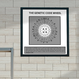 Wiel van de genetische code poster