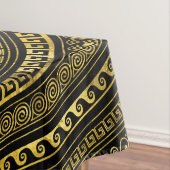 Wiel van de Griekse sleutel van de hak Black en Go Tafelkleed (Voorbeeld)