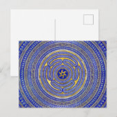 Wiel van de Griekse sleutelversiering Briefkaart (Voorkant / Achterkant)