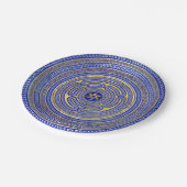Wiel van de Griekse sleutelversiering Papieren Bordje (Gekanteld)