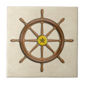 Wiel van de Nautical Ship Tegeltje (Voorkant)