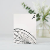 wiel van de veerboot briefkaart (Staand voorkant)