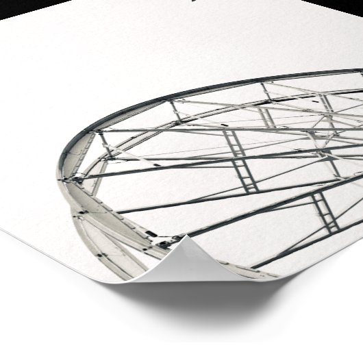 wiel van de veerboot poster (Hoek)