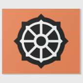 Wiel van Dharma (Boeddhisme, hindoes) Cadeaupapier (Vlak)