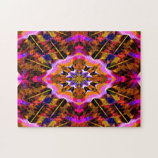 Wiel van een bloem.... legpuzzel (Horizontaal)