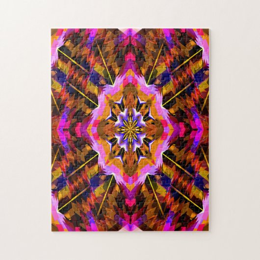 Wiel van een bloem.... legpuzzel (Verticaal)