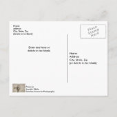 Wiel van een leeg Briefkaart van de windmolen (Achterkant)