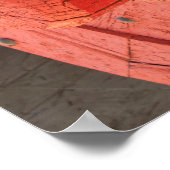 Wiel van een wagen Detail Poster (Hoek)