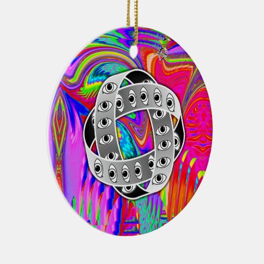 Wiel van Ezekiel met twee zijden Keramisch Ornament (Rechts)