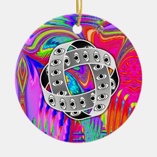 Wiel van Ezekiel met twee zijden Keramisch Ornament (Voorkant)