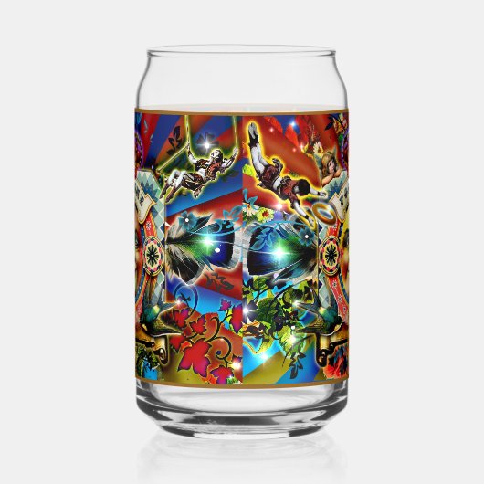 Wiel van Fortune Drinkware Set Blikvorm Glas (Links)