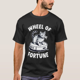 Wiel van Fortune Robotstofzuiger Funny Cat 4 T-shirt