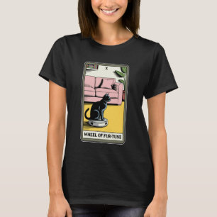 Wiel van Fur-Tune Robotstofzuiger Funny Tarot T-shirt