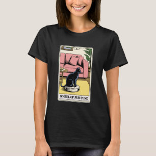Wiel van Fur-Tune Robotstofzuiger Funny Tarot T-shirt