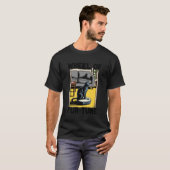 Wiel van Fur-Tune Robotstofzuiger Grappige Kat T-shirt (Voorkant volledig)