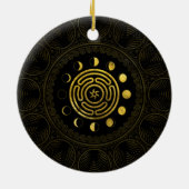 Wiel van Hecate en Moons Keramisch Ornament (Achterkant)