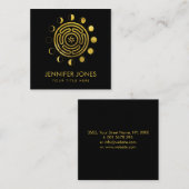 Wiel van Hecate en Moons Vierkante Visitekaartje (Voorkant / Achterkant)