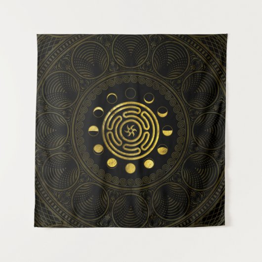 Wiel van Hecate en Moons Wandkleed (Voorkant (horizontaal))