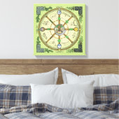 Wiel van het Jaar - Canvas Afdruk (Insitu (Slaapkamer))