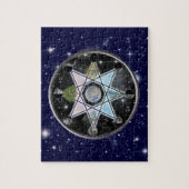 Wiel van het jaar octagram legpuzzel (Verticaal)