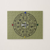 Wiel van het Jaar van de Zodiac Sabbats loopt Legpuzzel (Horizontaal)