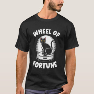 Wiel van het lot Robotstofzuiger Funny Cat 2 T-shirt