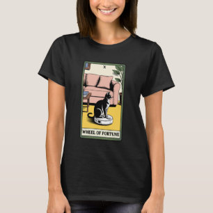 Wiel van het lot Robotstofzuiger Funny Tarot T-shirt
