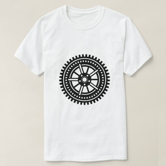Wiel voor tandwieloverbrengingen - Complex 10-pens T-shirt (Design voorkant)
