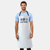 Wiel Zeilboot Anker Captain Dark Blue Schort (Gedragen)